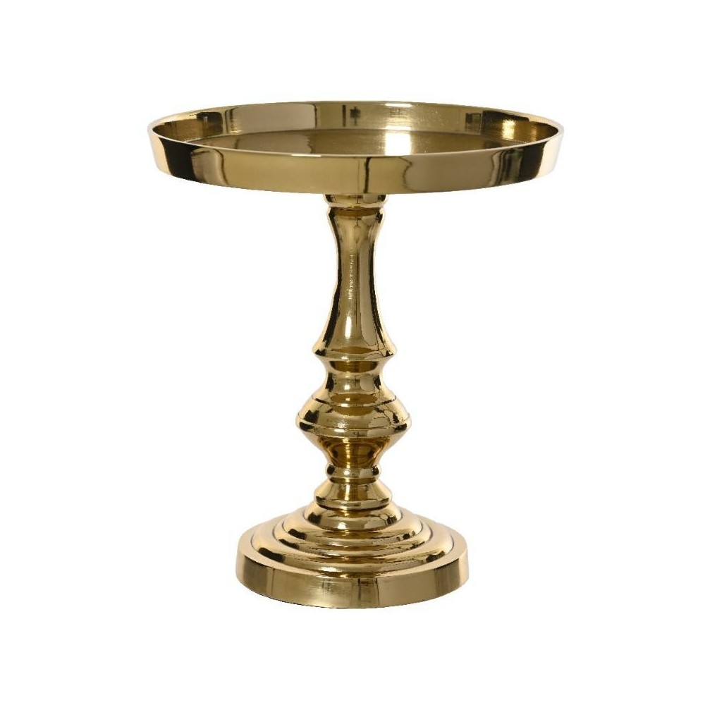 ALZATINA METALLO H.25CM. METALLO ORO